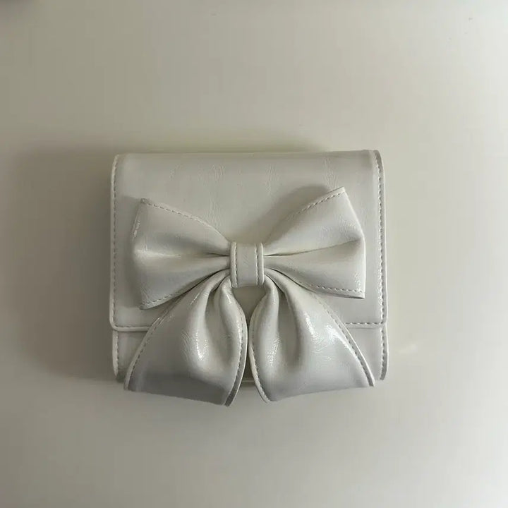 [BUNJANG] Idang Club Ribbon Diary White Bag Wallet / (새상품)아이당 클럽 idang club 리본 다이어리 화이트 가방 지갑
