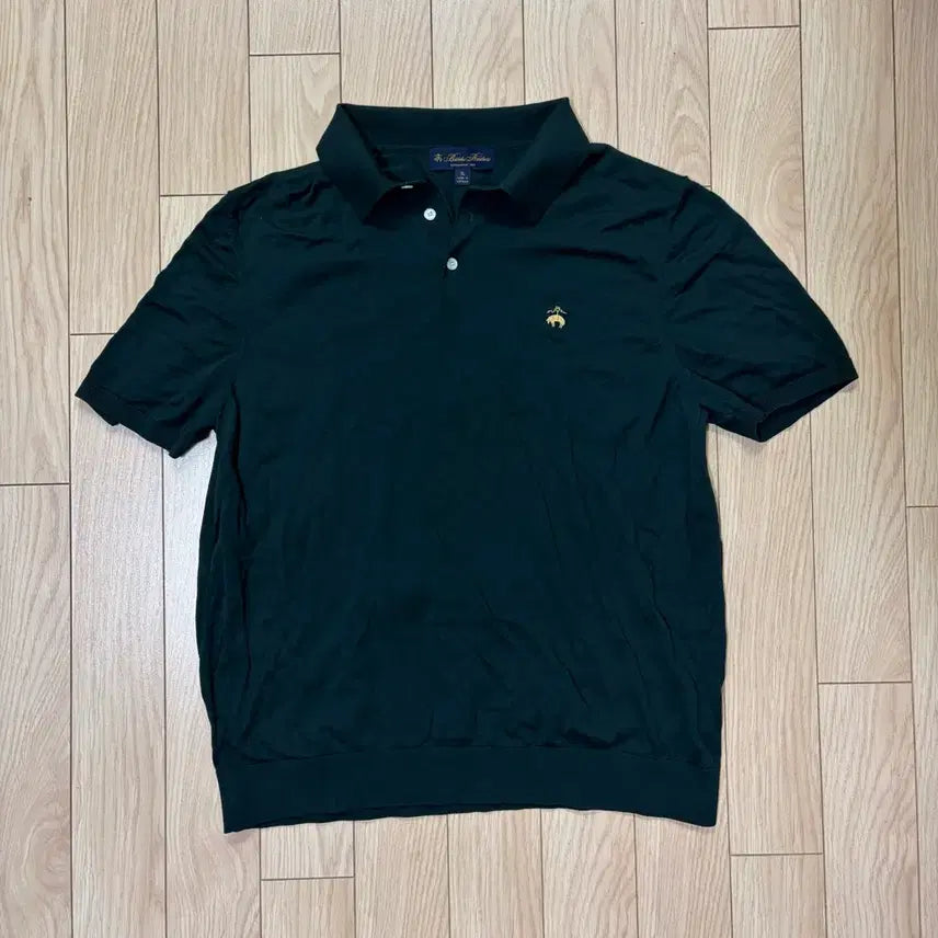 [BUNJANG] Brooks Brothers Cotton Silk Polo Knit Short Sleeve XL / 브룩스브라더스 코튼실크 폴로 니트 반팔 XL 새상품