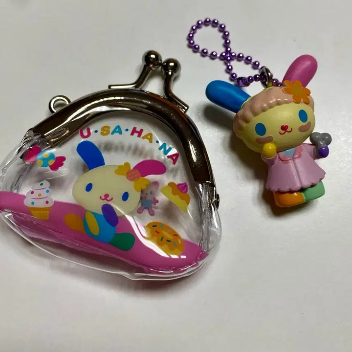 [BUNJANG] Usa Hana Coin Pouch Keychain Set / 우사하나 키링