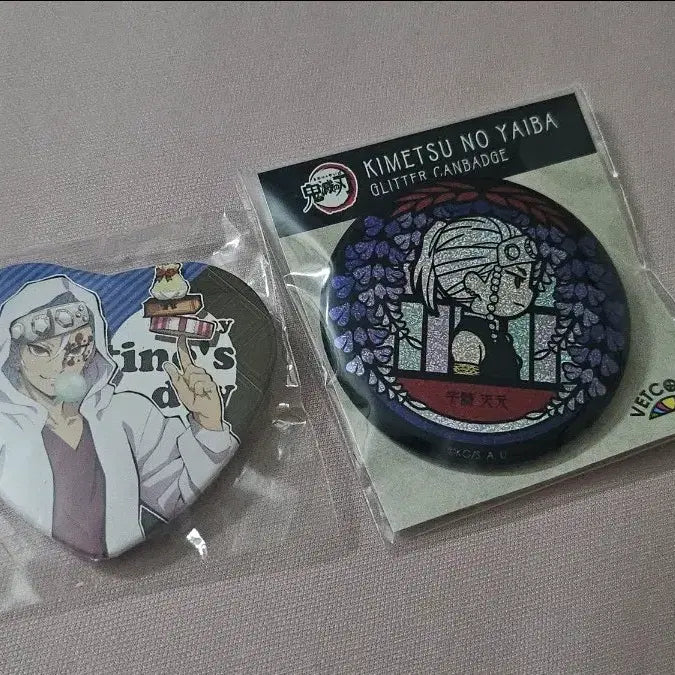 [BUNJANG] Demon Slayer Uzui Tengen Can Badge (Sealed) / 귀멸의칼날 귀칼 우즈이텐겐 캔뱃지 미개봉