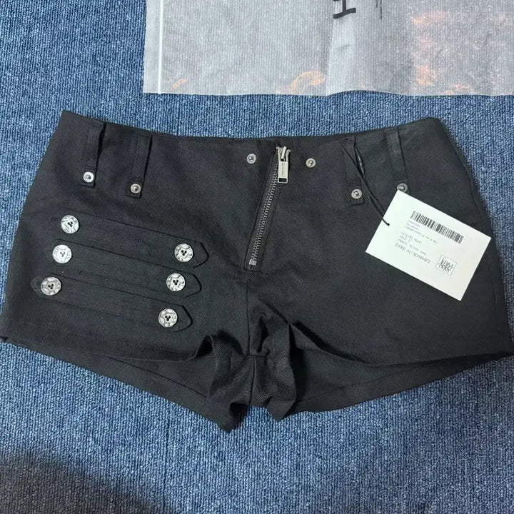[BUNJANG] Et O Et Somme Napoleon Diagonal Zipper Shorts / 에트오소메 Napoleon Diagonal zipper short 팬츠