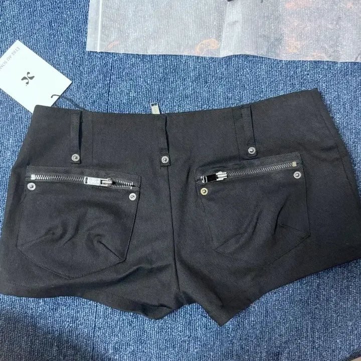 [BUNJANG] Et O Et Somme Napoleon Diagonal Zipper Shorts / 에트오소메 Napoleon Diagonal zipper short 팬츠
