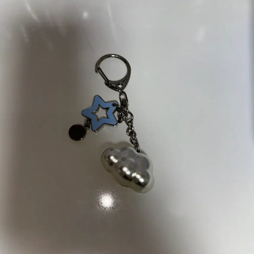 [BUNJANG] ILLIT Glitterday Cloud Keyring Unsealed MD / 아일릿 글리터데이 구름 키링 개봉 md