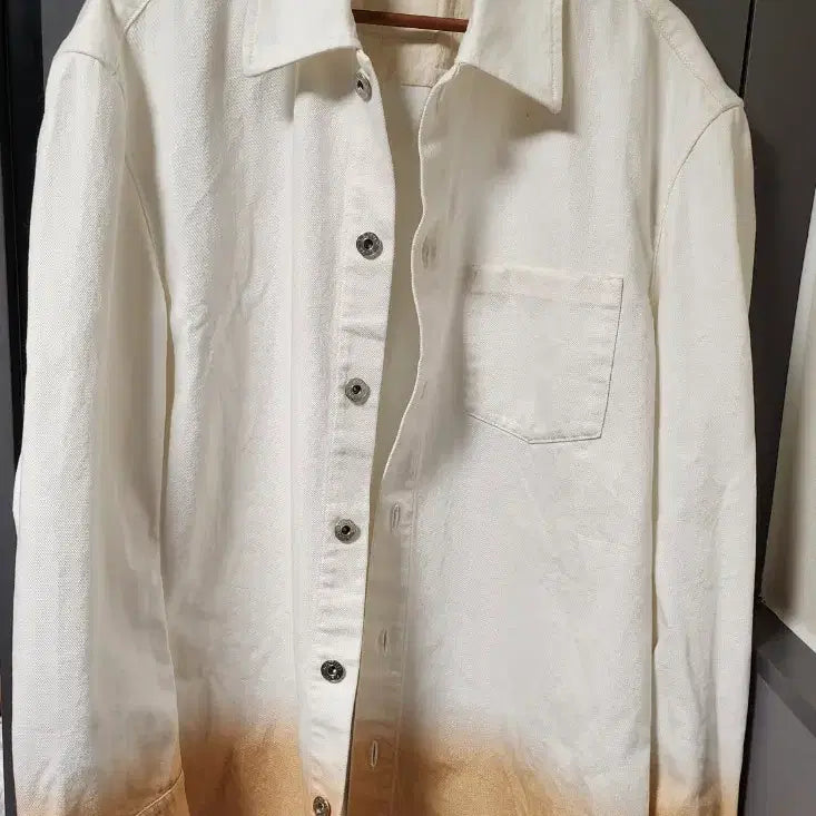 [BUNJANG] Lanvin Back Patch Gradient Shirt Jacket / 랑방 백패치 그라데이션 셔츠자켓