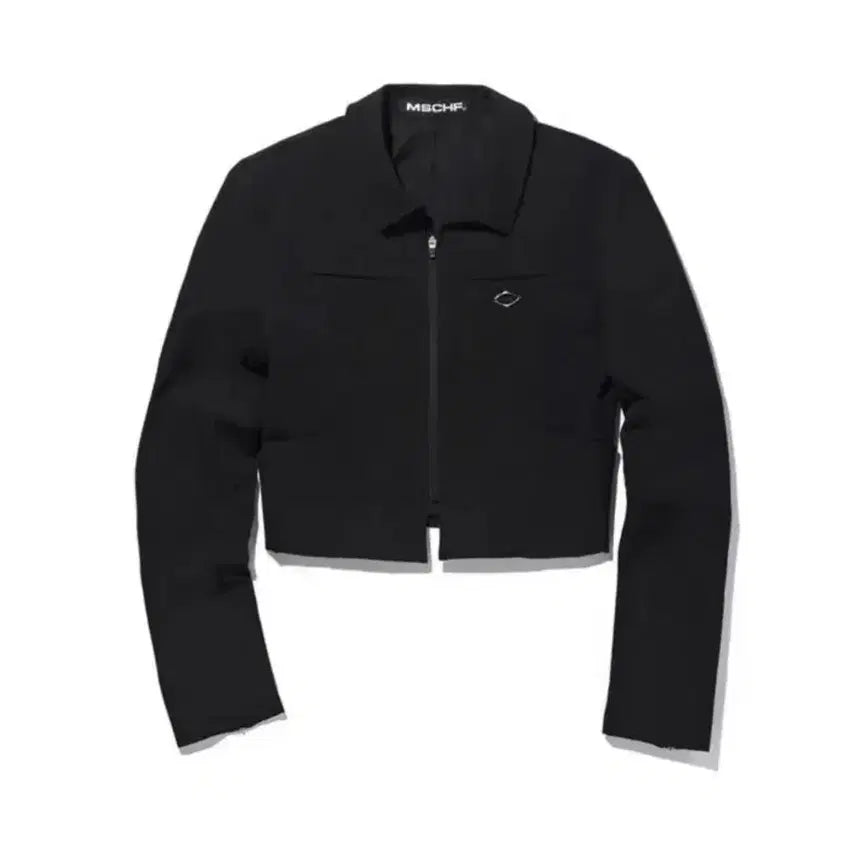 [BUNJANG] Mischief Uniform Zip Up Jacket Black / 미스치프 유니폼 집업 자켓 블랙
