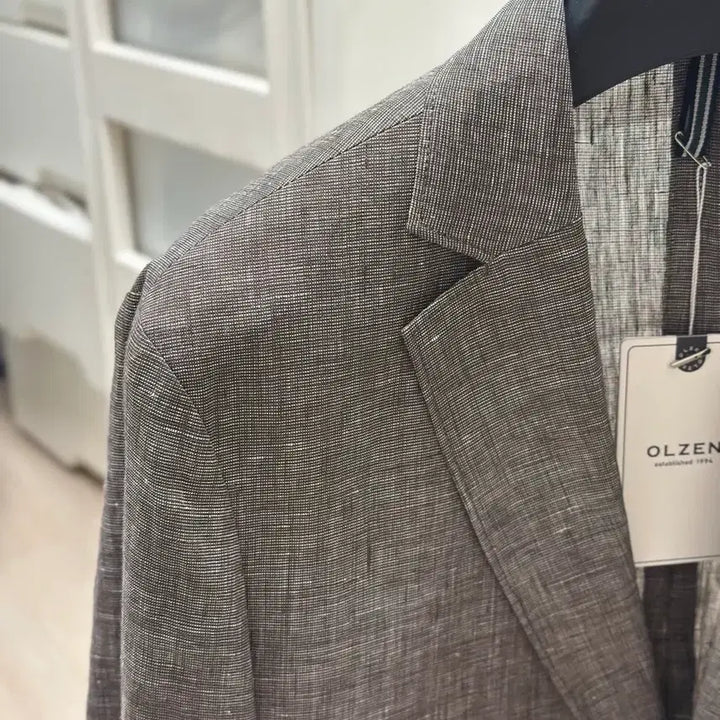 [BUNJANG] Olene Linen Blazer Jacket Brown Size 100 / (새거) 올젠 린넨자켓 블레이저