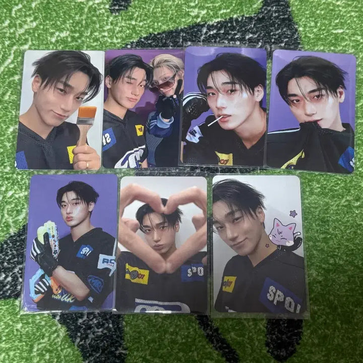 [BUNJANG] ATEEZ Aniteez in Color Pop-up Choi San Photocard Bundle Set / 일괄)에이티즈 ateez 애니티즈 인 컬러 팝업 최산 산 포카 트레카