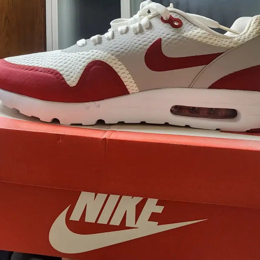 [BUNJANG] Nike Air Max 1 Varsity Red Ultra Essential 2015 / 나이키 에어맥스 1 바시티 레드 울트라 에센셜 2015(280, 새상품)