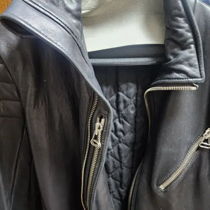 [BUNJANG] System Lambskin Leather Jacket / 시스템 양가죽 재킷