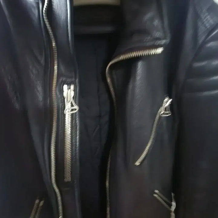 [BUNJANG] System Lambskin Leather Jacket / 시스템 양가죽 재킷