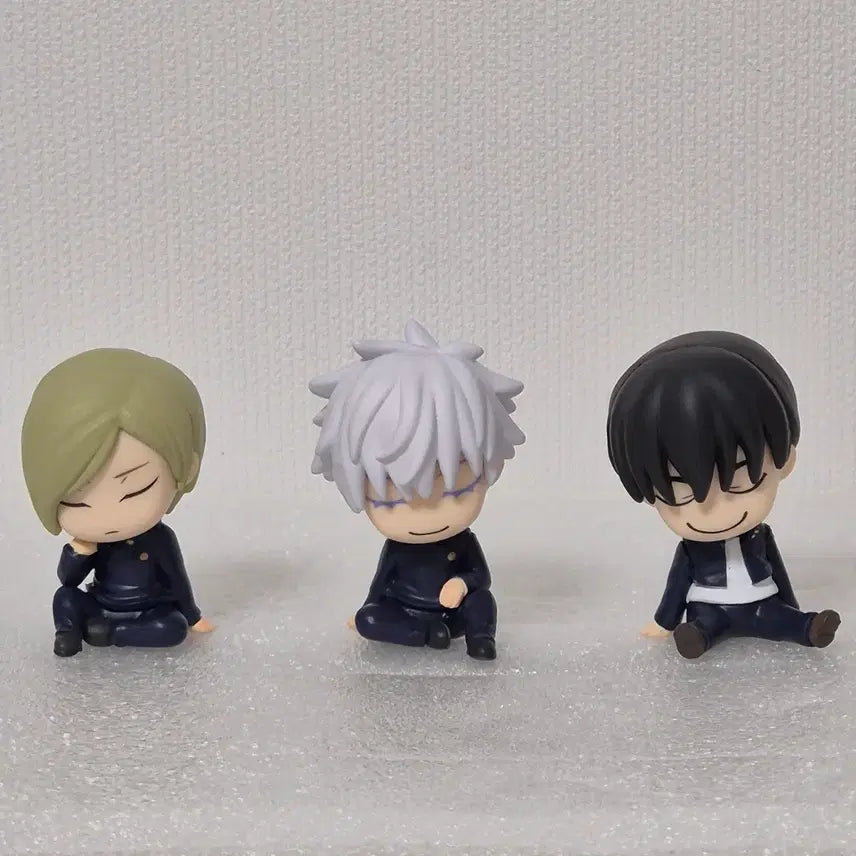 [BUNJANG] Jujutsu Kaisen Shoulder Hugger Mini Figures - Nanami, Gojo, Haibara Yuu (Opened) / 주술회전 어깨쿵 나나미 고죠 하이바라 유우 미니 피규어 개봉품