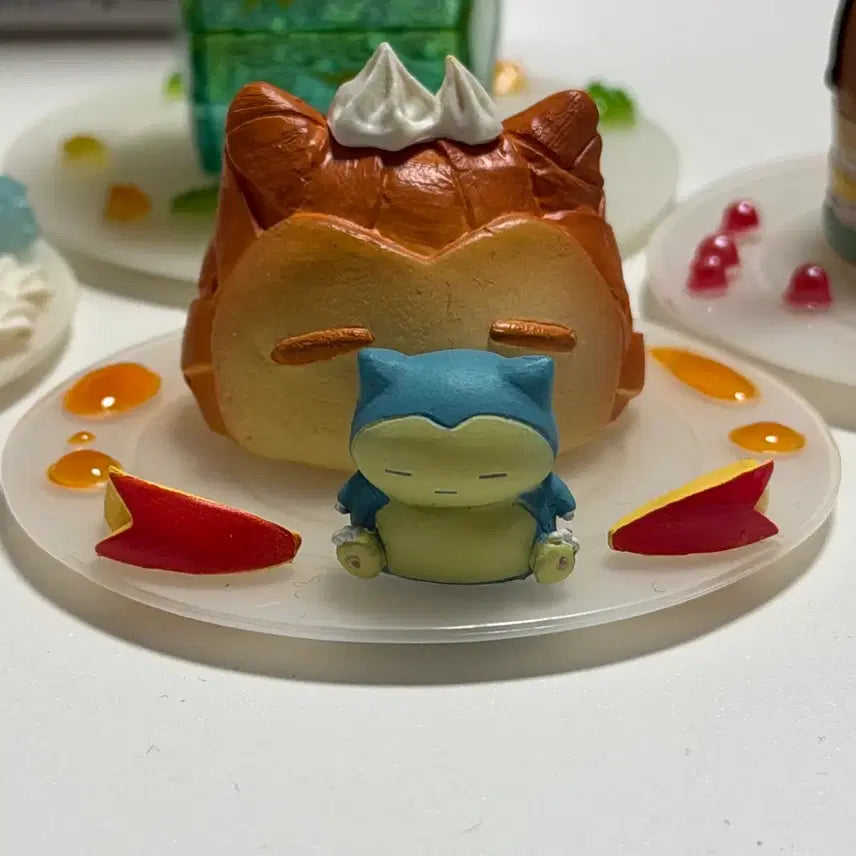[BUNJANG] Pokemon Re-Ment Dessert Plate Set (4 Types) / 포켓몬 리멘트 리저트플레이트 4종