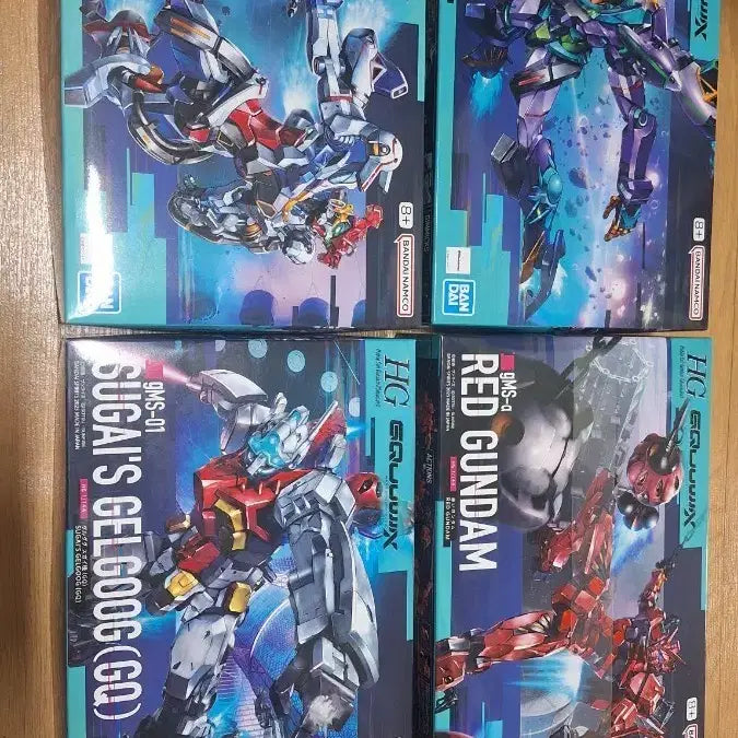 [BUNJANG] Bandai HG Gundam Gunpla 4-Model Bundle Set / 반다이 지쿠악스 시리즈 HG 건담 프라모델 4종 일괄