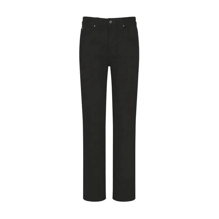 [BUNJANG] Guess Black Brushed Slim Straight Trousers / 게스 블랙 기모 슬림 스트레이트 바지 (YO4D3190)