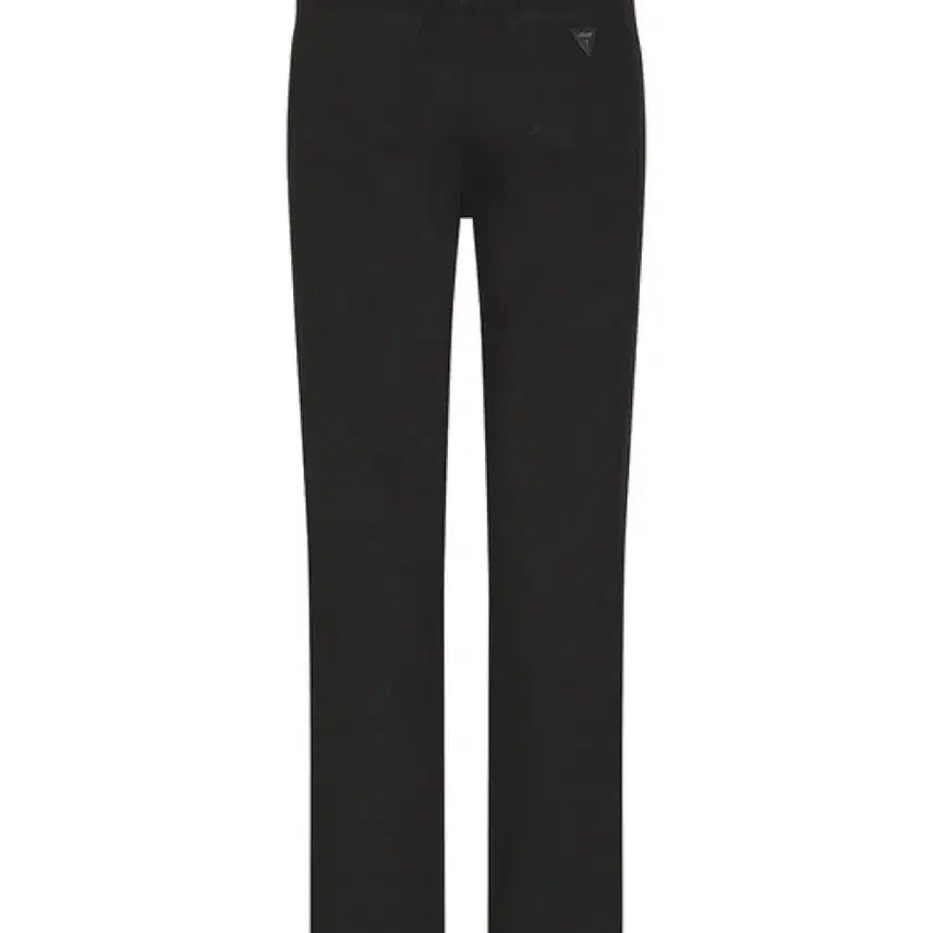 [BUNJANG] Guess Black Brushed Slim Straight Trousers / 게스 블랙 기모 슬림 스트레이트 바지 (YO4D3190)