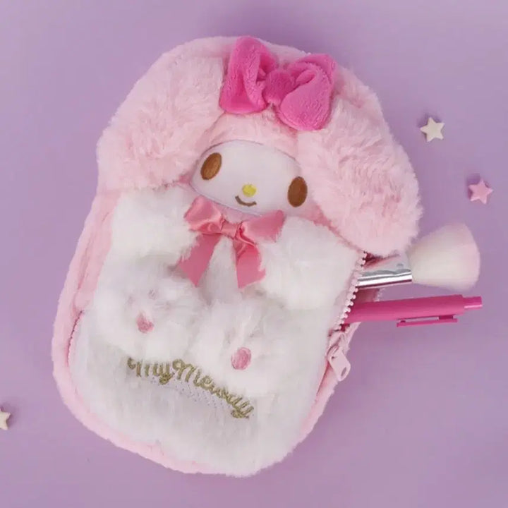 [BUNJANG] Sanrio My Melody Pouch Pencil Case / [오늘배송] 산리오 마이멜로디 폼폼 파우치 필통