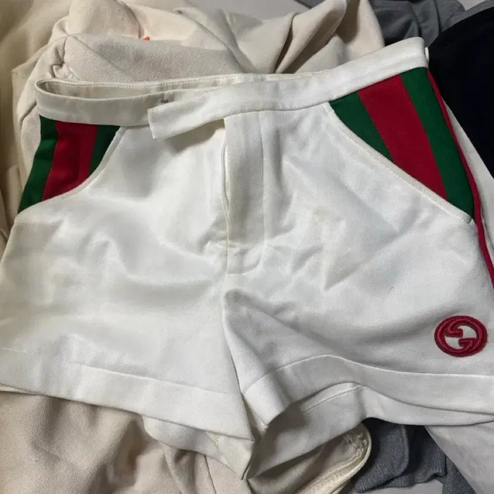 [BUNJANG] Gucci Cotton Blend Striped Shorts / 정품 구찌 반바지