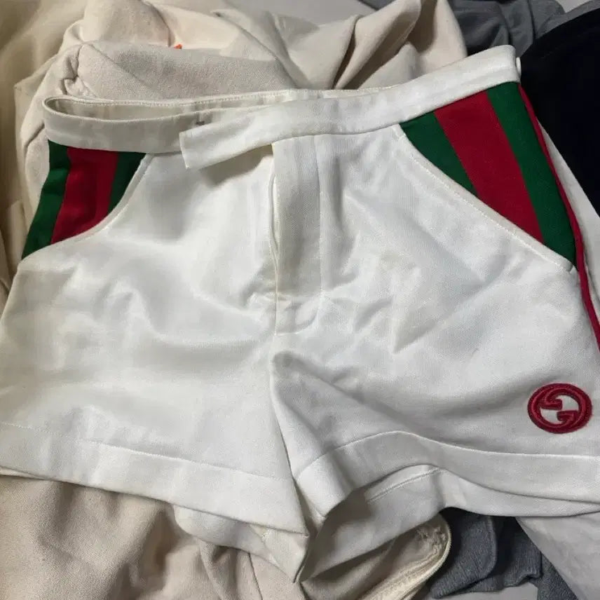 [BUNJANG] Gucci Cotton Blend Striped Shorts / 정품 구찌 반바지