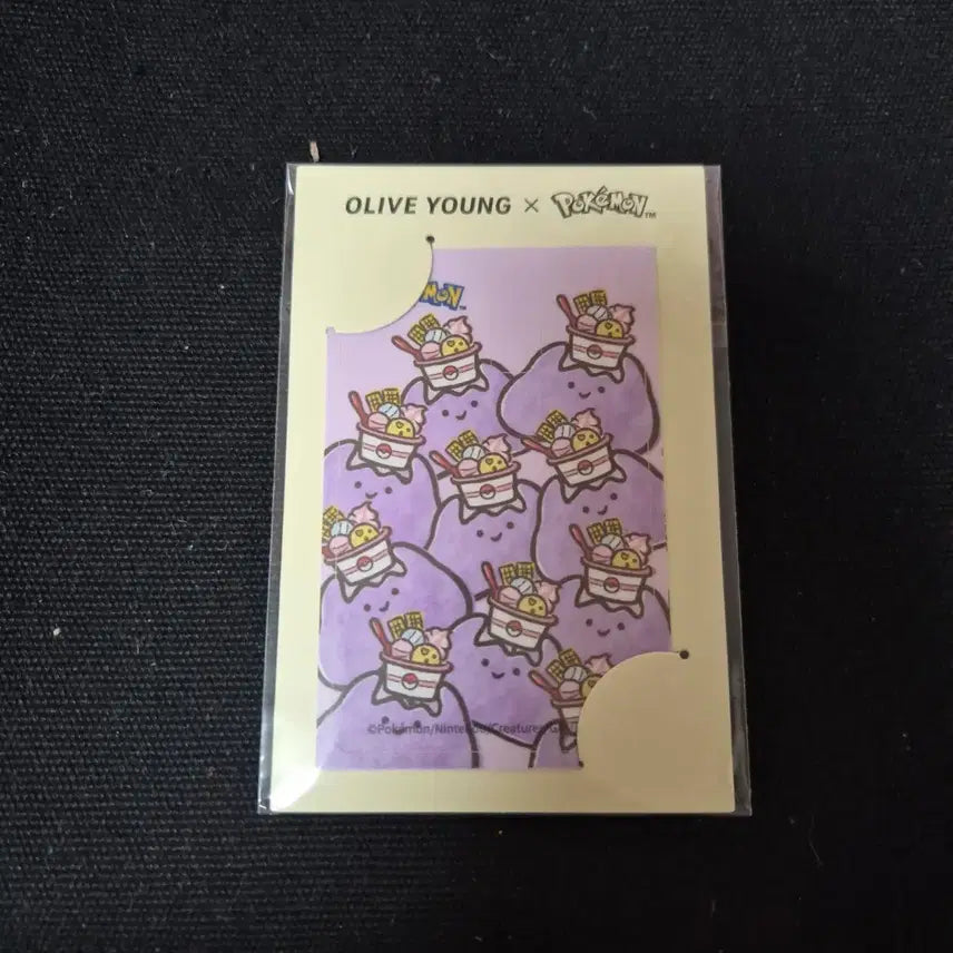 [BUNJANG] Delight Pokemon Card Cover Sticker (Ditto) - Sealed / [미개봉] 올리브영 딜라이트 포켓몬스터 카드 커버 스티커 메타몽