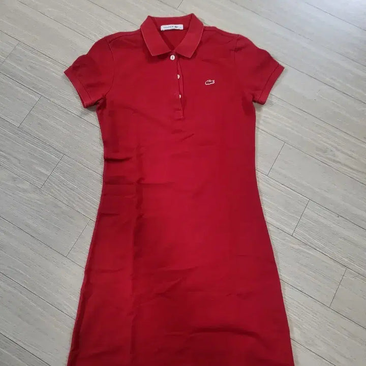 [SOLD OUT] 라코스테 레드 피케 원피스