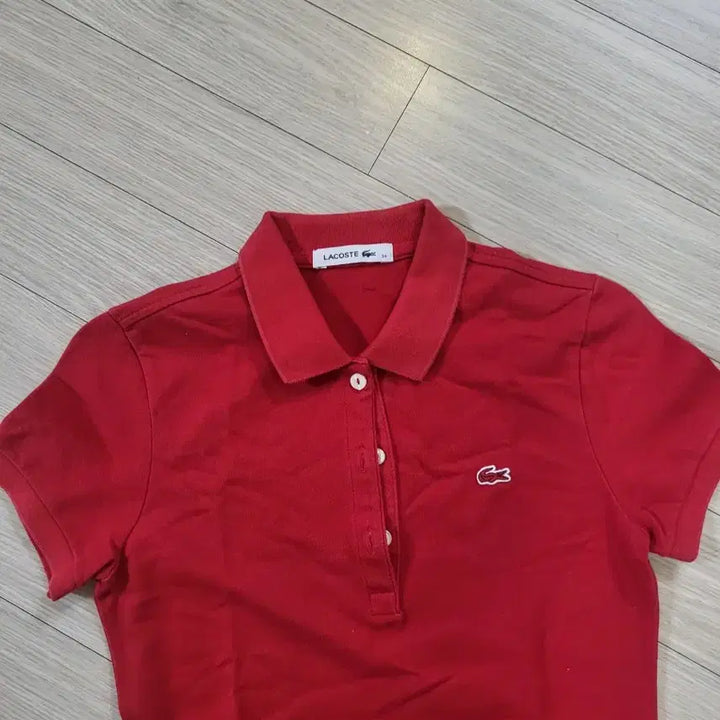 [SOLD OUT] 라코스테 레드 피케 원피스