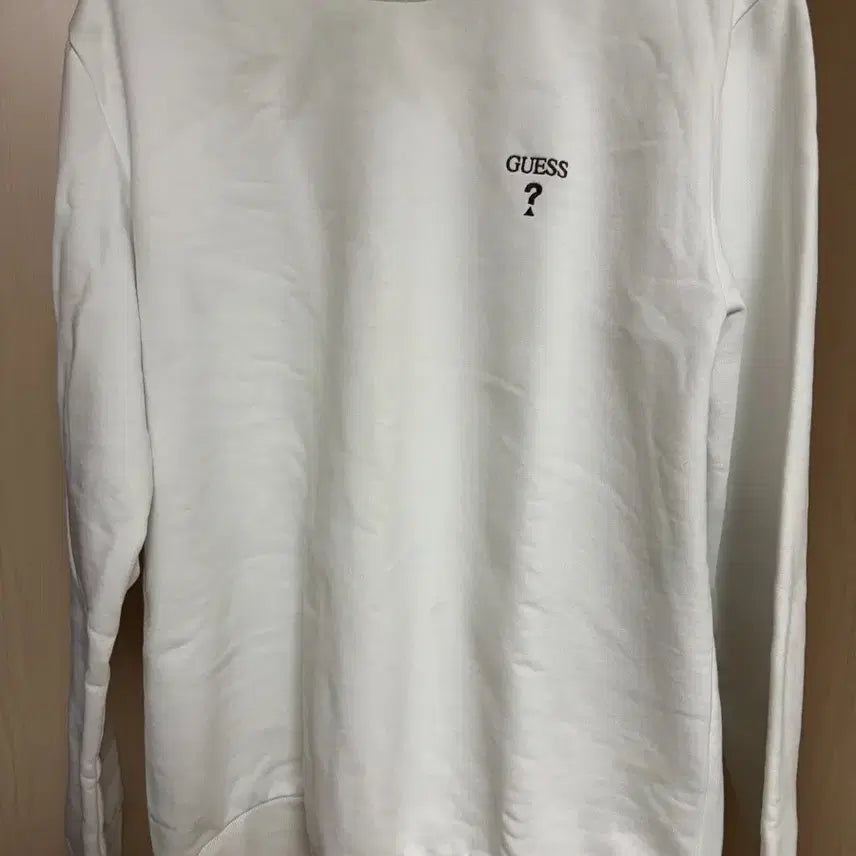 [BUNJANG] Guess Unisex Sweatshirt White / 게스 남녀공용 맨투맨 화이트