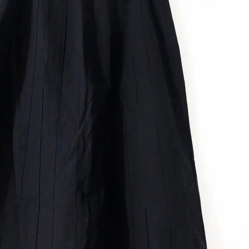 [BUNJANG] Vintage Pleated Long Skirt - Black / 빈티지 플리츠 롱 스커트 / 블랙