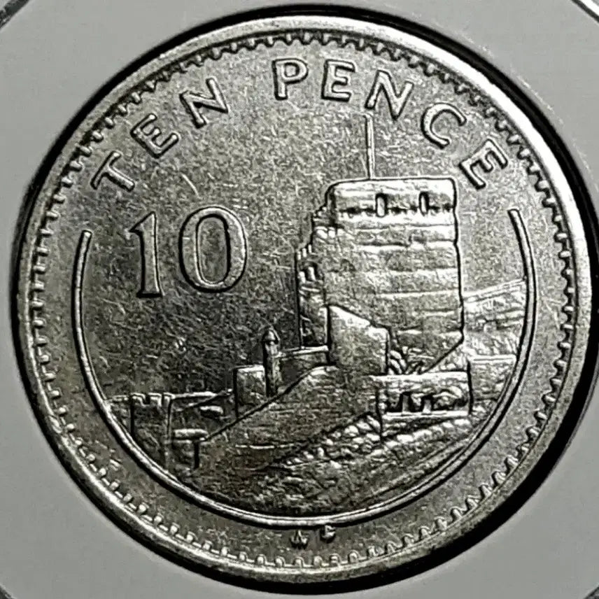 [BUNJANG] Gibraltar 1988 10 Pence Coin / 영국령 지브롤터 1988년 10펜스.외국주화 주화 화폐 동전