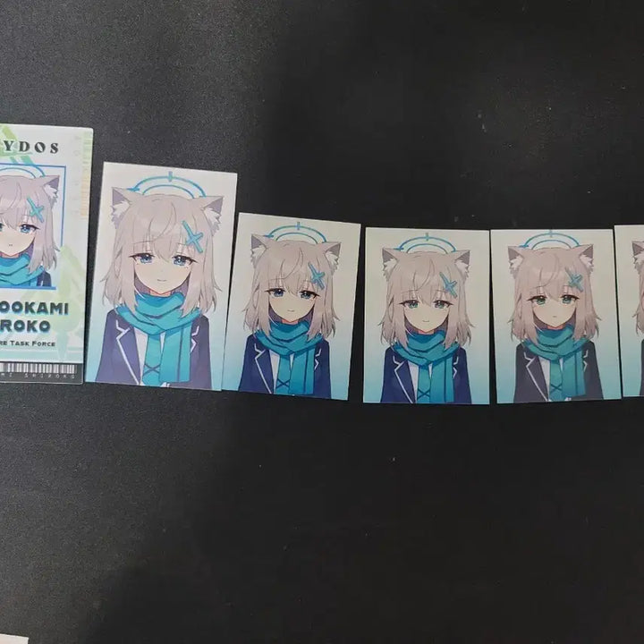 [BUNJANG] Blue Archive Siroco Student ID / Proof Photo Set Bundle / 블루 아카이브 시로코 학생증/증명사진 세트 일괄