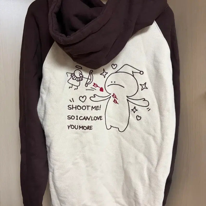 [BUNJANG] Compagno Valentine Hoodie M / 꼼파뇨 발렌타인 후드티