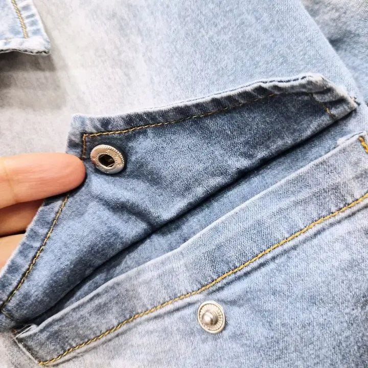 [BUNJANG] DSQUARED2 Washed Denim Shirt Men&