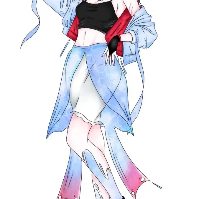[BUNJANG] Full Body Custom Character Design &amp; Illustration Commission / 전신 커미션 ( +캐디,의디 )