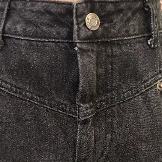 [BUNJANG] SJYP Black Denim Mini Skirt / SJYP 블랙진 미니 스커트 55