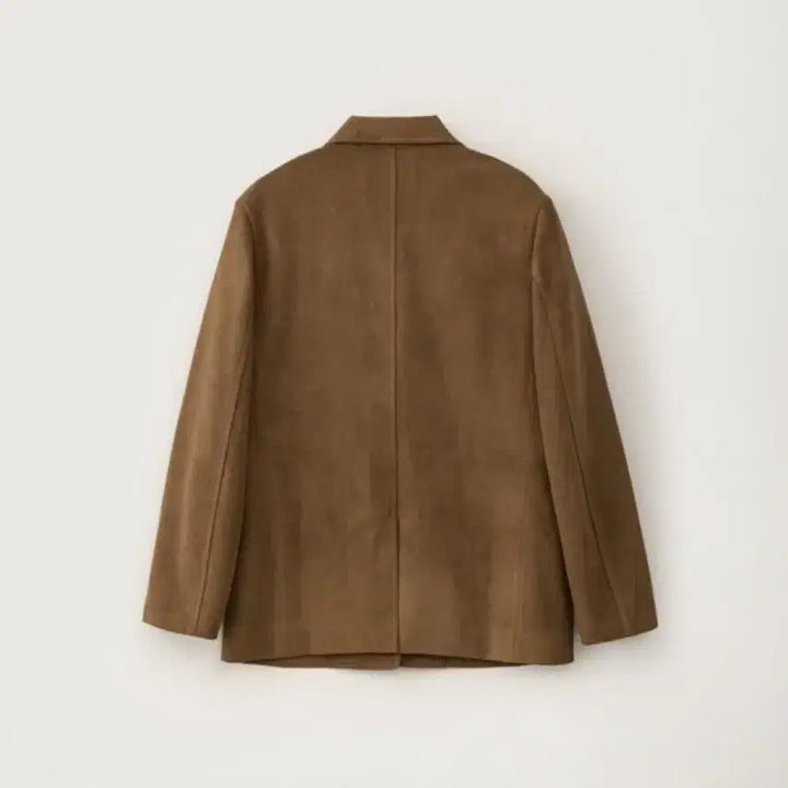 [BUNJANG] Tilber Classic Vegan Suede Jacket Brown / 틸버 클래식 비건 스웨이드 자켓 브라운