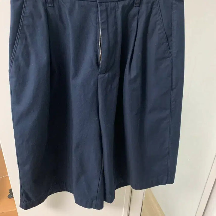 [BUNJANG] MUDIDI Cotton Bermuda Pants Navy Size 27 / 무탠다드 코튼버뮤다팬츠 27 사이즈 판매