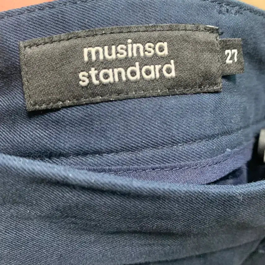 [BUNJANG] MUDIDI Cotton Bermuda Pants Navy Size 27 / 무탠다드 코튼버뮤다팬츠 27 사이즈 판매