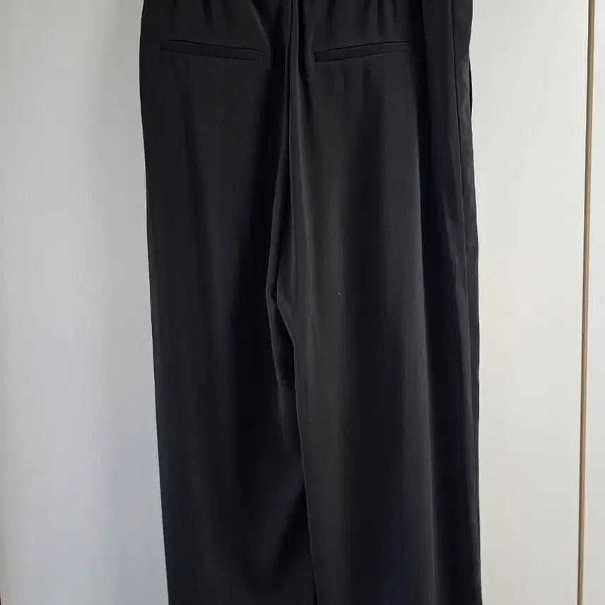 [BUNJANG] Zara Black Wide Pants M Size / (새상품) 자라 블랙 와이드 팬츠 M 사이즈