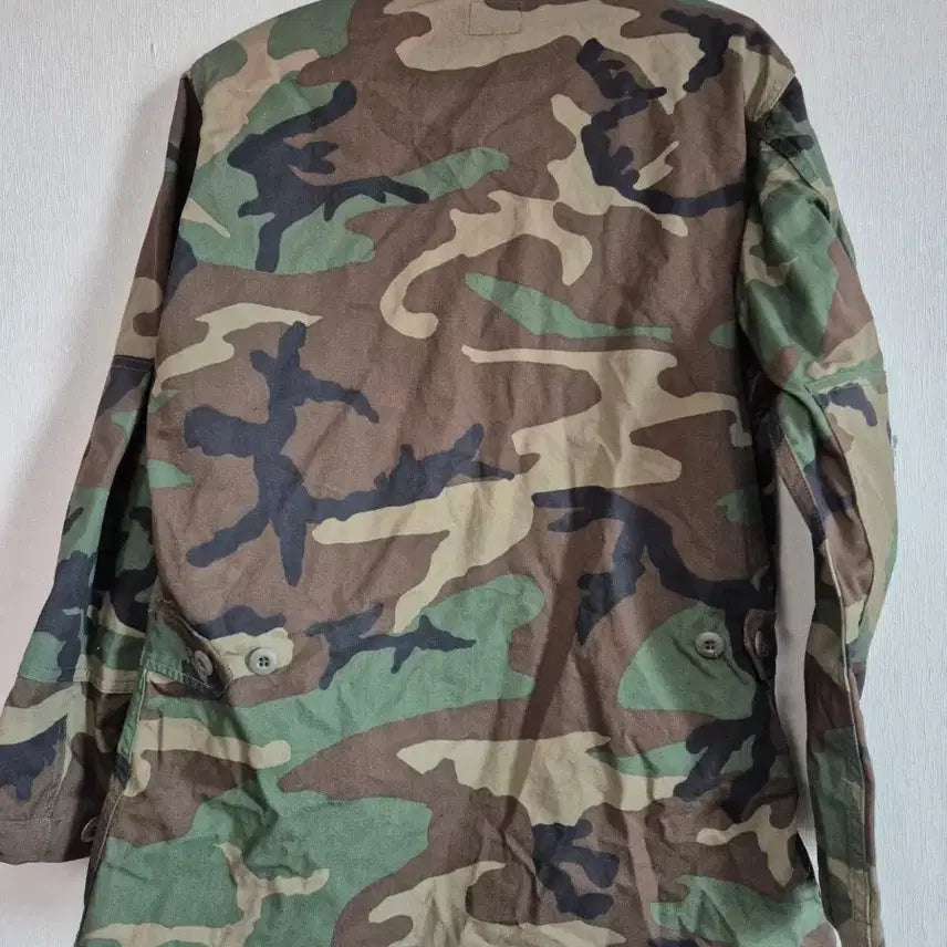 [BUNJANG] Military Woodland Camo Field Jacket (Early Model, Size S-S) / 밀리터리 우드랜드 카모 야상 자켓 초기형 S-S 사이즈
