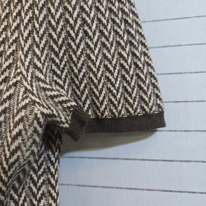 [BUNJANG] Polo Herringbone Knit Two-Piece Set / 폴로 헤링본 니트 투피스 세트