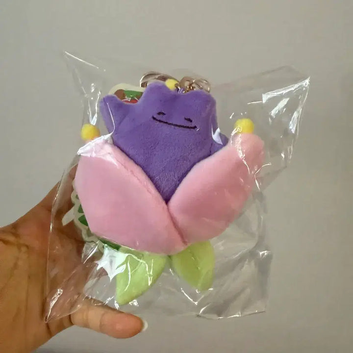 [BUNJANG] Pokemon Seoul Forest Mascot Ditto Doll Keychain / 포켓몬 서울숲 포레스트 마스코트 메터몽 인형 키링 [새상품]