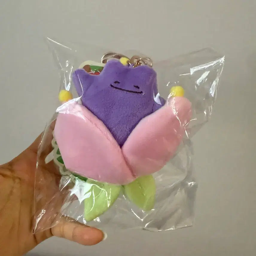 [BUNJANG] Pokemon Seoul Forest Mascot Ditto Doll Keychain / 포켓몬 서울숲 포레스트 마스코트 메터몽 인형 키링 [새상품]