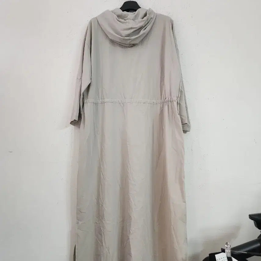 [BUNJANG] Hooded Long Dress (Ivory) / 후드 롱 원피스 (아이보리)
