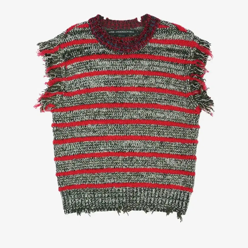 [BUNJANG] Andersson Bell Striped Knit Vest / ADSB 앤더슨벨 스트라이프 니트 베스트