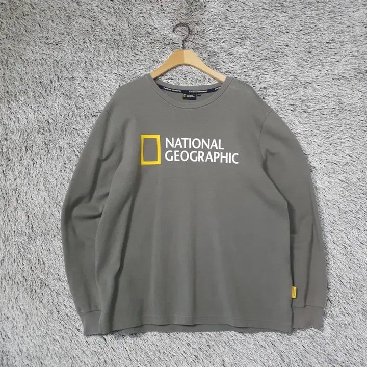 [BUNJANG] National Geographic Sweatshirt Sleeve T-shirt / 내셔널지오그래픽 맨투맨 슬리브 티셔츠 2200024