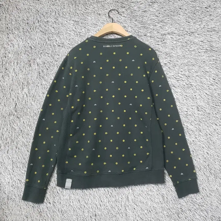 [BUNJANG] Beanpole Dark Green Pattern Sweatshirt / 빈폴 다크 그린 패턴 맨투맨 티셔츠 2200016