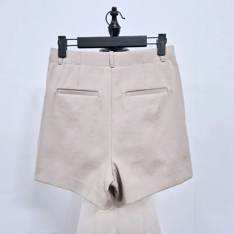 [BUNJANG] Legacyone Linen Blend High-Waist Shorts / 레가시본 린넨 혼방 하이웨이스트 반바지