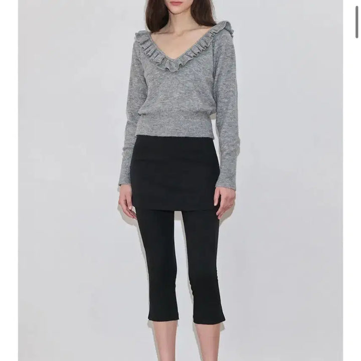 [BUNJANG] SINOON Lace Layered Skirt Pants / 시눈 Lace Layered skirt pants