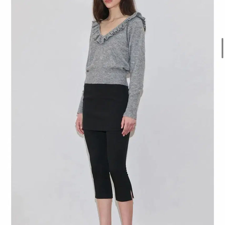 [BUNJANG] SINOON Lace Layered Skirt Pants / 시눈 Lace Layered skirt pants