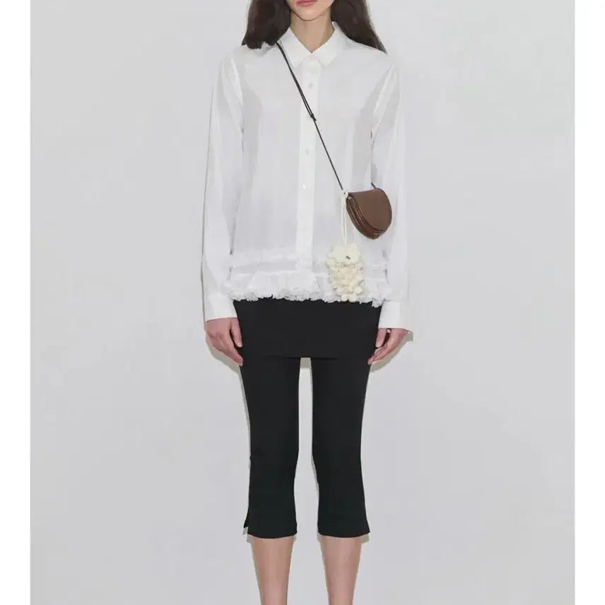 [BUNJANG] SINOON Lace Layered Skirt Pants / 시눈 Lace Layered skirt pants
