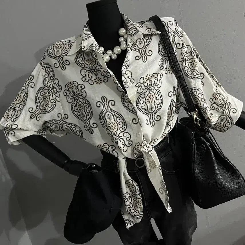 [BUNJANG] Antique Knot Shirt / 앤틱매듭셔츠/셔츠/남방